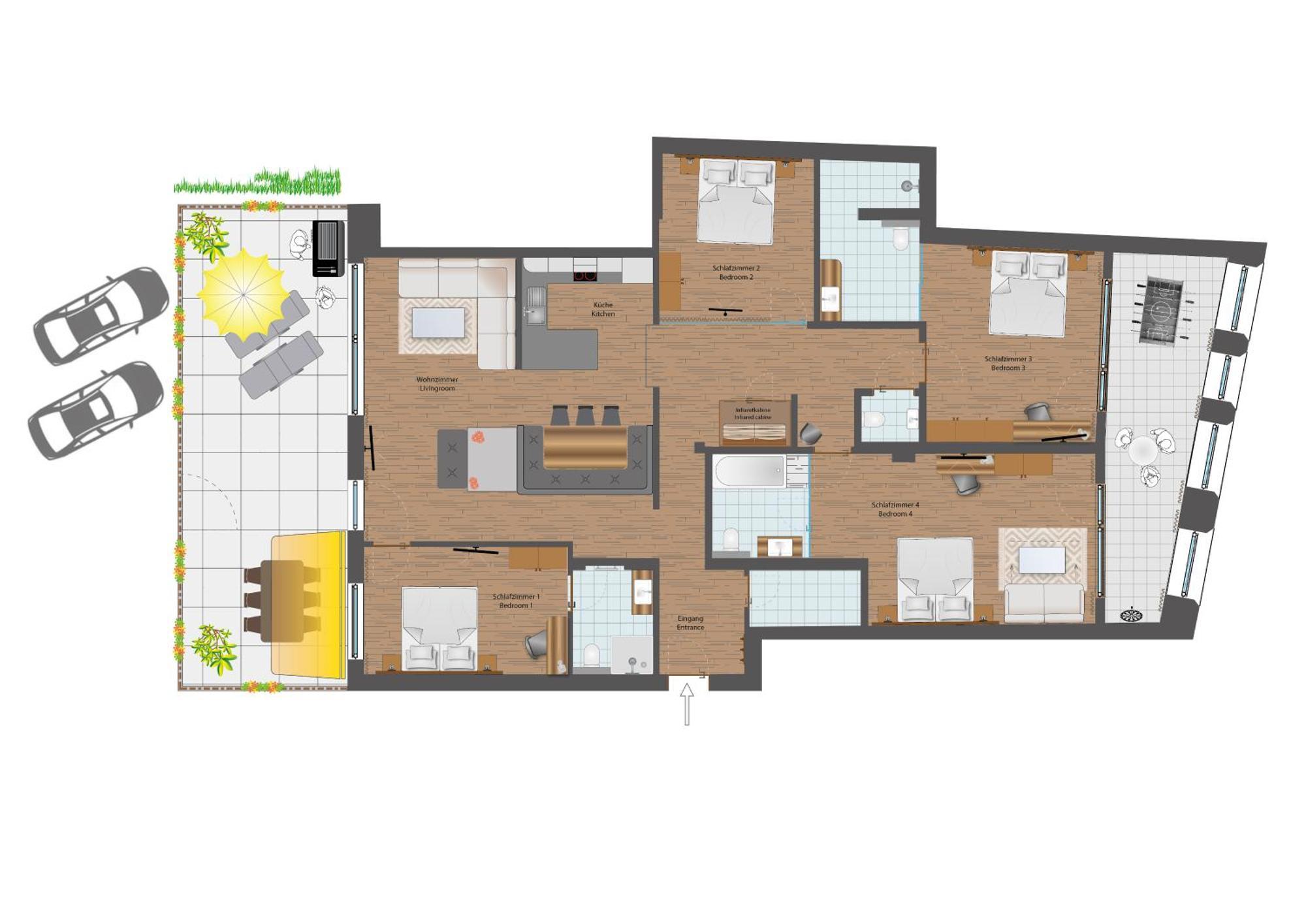Apartmenthaus Goldeck Ried im Oberinntal Extérieur photo